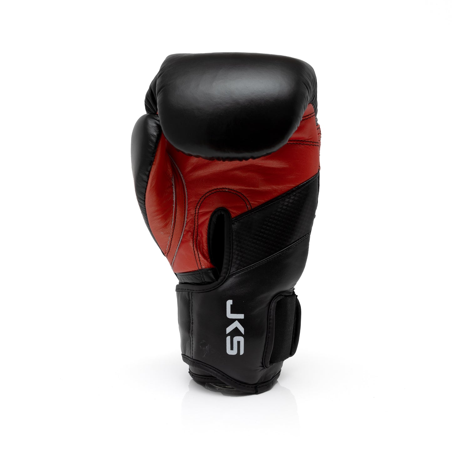 Elite JKS Boxing Gloves Black & Red 16oz